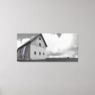 Lienzo Banderas de nuestros agricultores - Prohibido con 