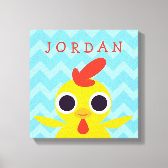 Lienzo Bandit the Chick (Anverso)