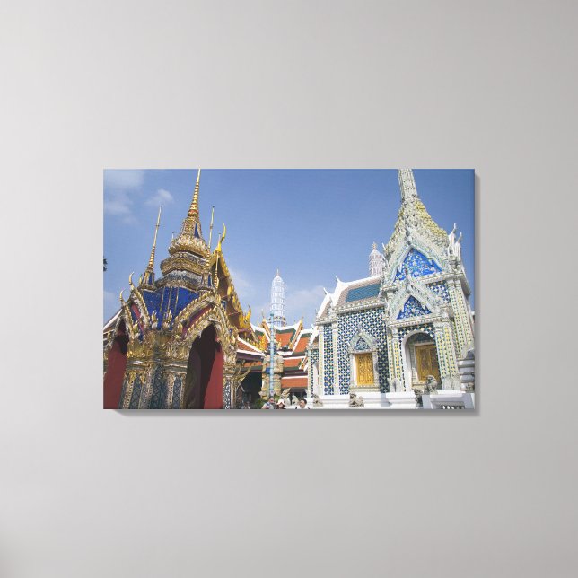 Lienzo Bangkok, Tailandia. Gran Palacio de Bangkok (Anverso)