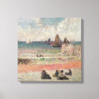 Lienzo Bañistas en Dieppe de Paul Gauguin