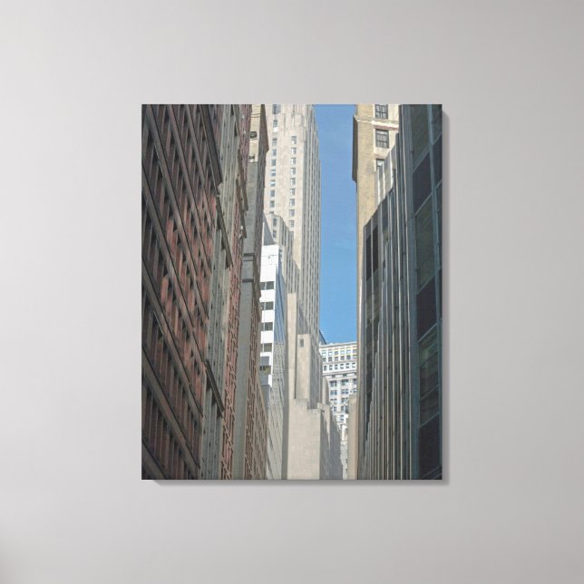 Lienzo Bank of New York Building Manhattan (Anverso)