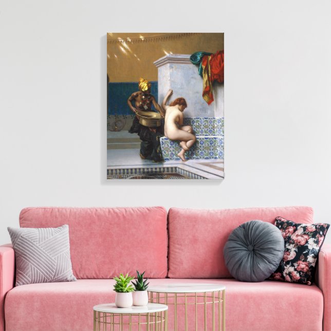 Lienzo Baño árabe | Jean-Lé sobre Gé me ô | (Insitu (Sala de estar))