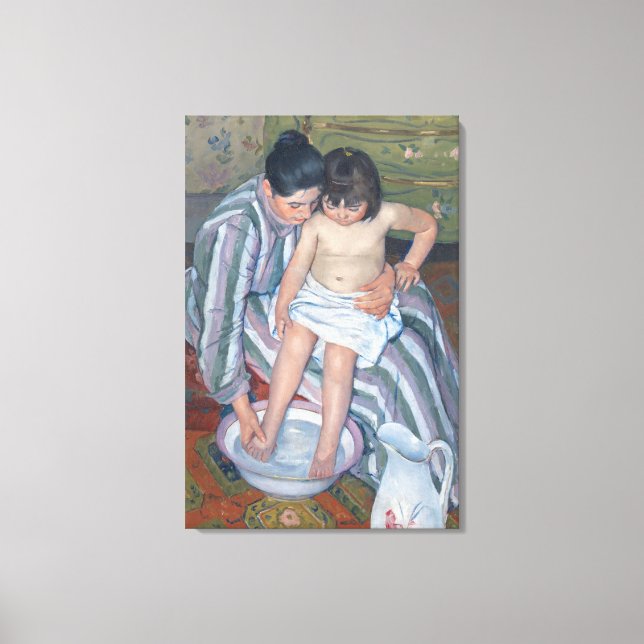 Lienzo Baño infantil, 1893 (aceite sobre lienzo) (Anverso)