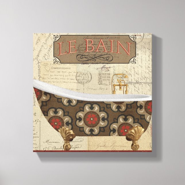 Lienzo Baño postal (Anverso)