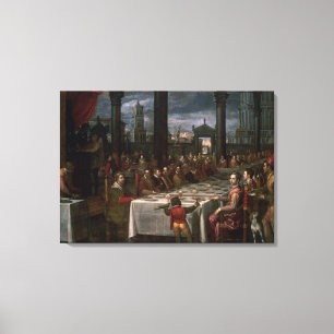 Lienzo banquete boda