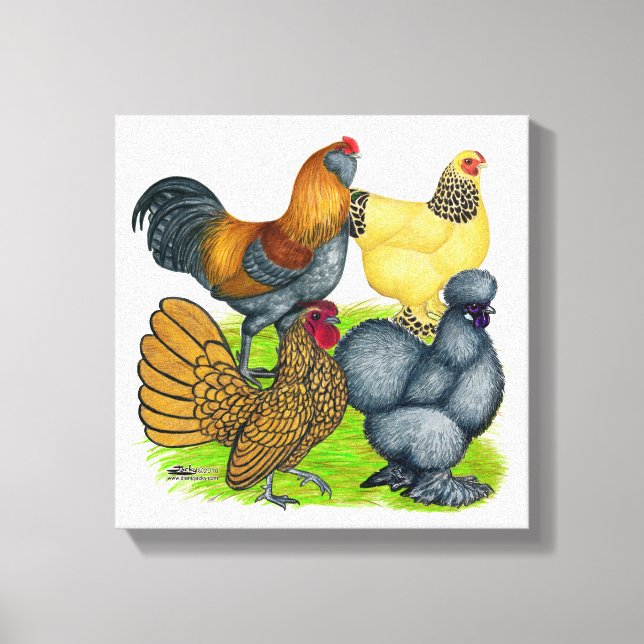 Lienzo Bantam Quartet (Anverso)