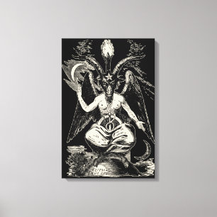 Lienzo Baphomet