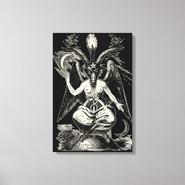 Lienzo Baphomet (Anverso)