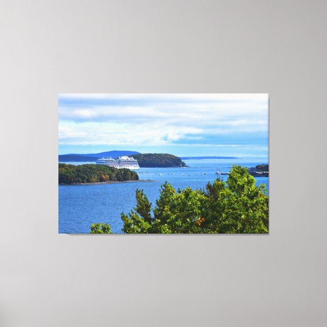 Lienzo Bar Harbour Diptych (Anverso)