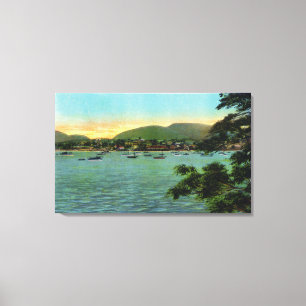 Lienzo Bar Island View of the Bar Harbour