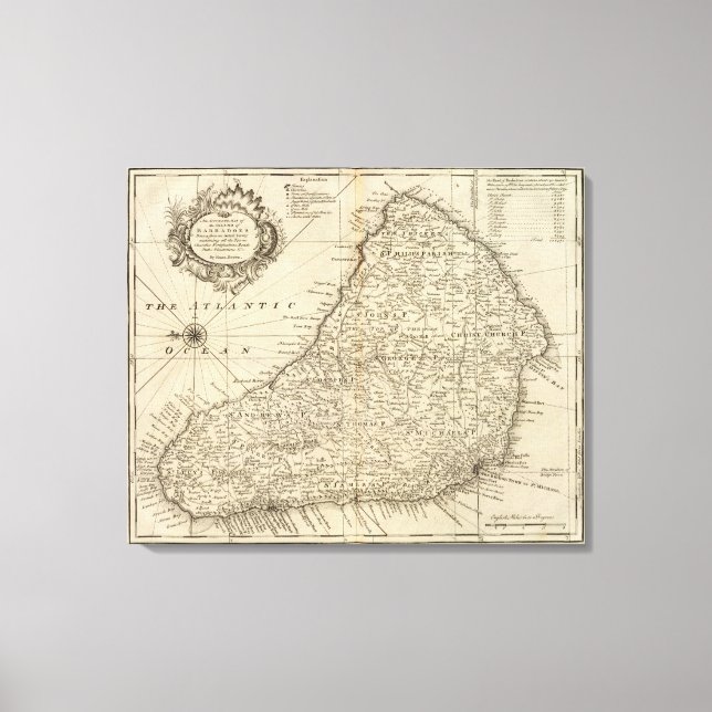 Lienzo Barbados (Anverso)