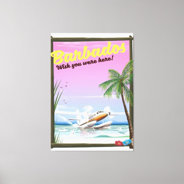 Lienzo Barbados - ¡Ojalá estuvieras aquí! (Anverso)