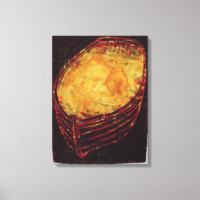 Lienzo Barco amarillo 2007 (Anverso)