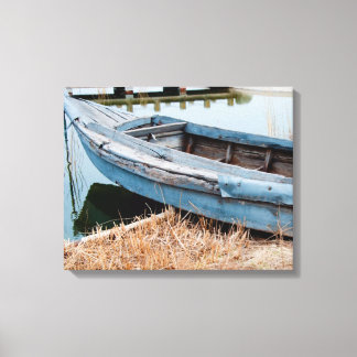 Lienzo Barco azul antiguo
