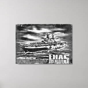 Lienzo Barco de asalto anfibio Peleliu Wrappedcanvas