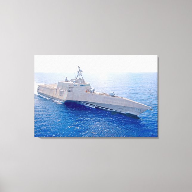 Lienzo BARCO DE COMBATE LITTORAL - LCS-10 24x36 (Anverso)