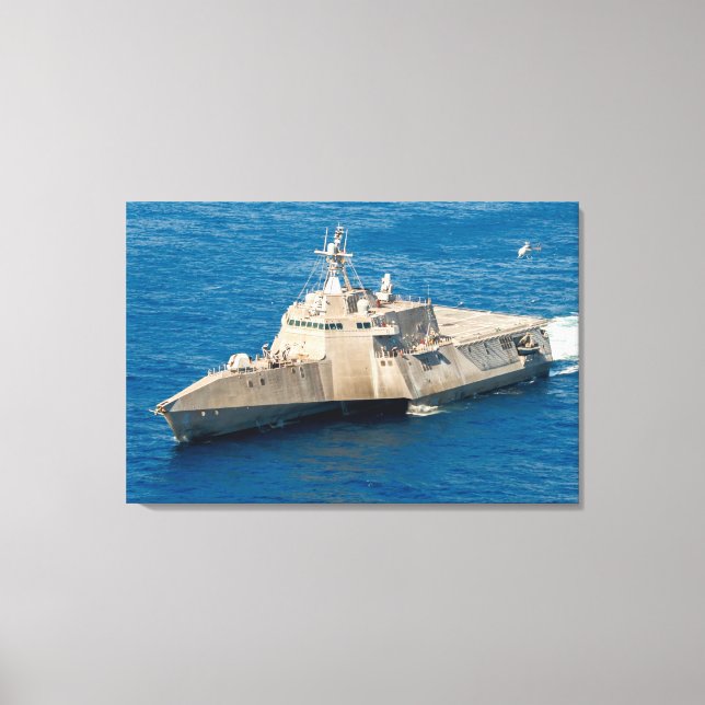 Lienzo BARCO DE COMBATE LITTORAL - LCS-4 24x36 (Anverso)