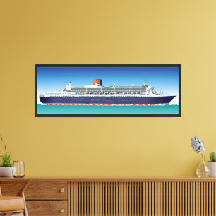 Lienzo Barco de crucero de alta calidad