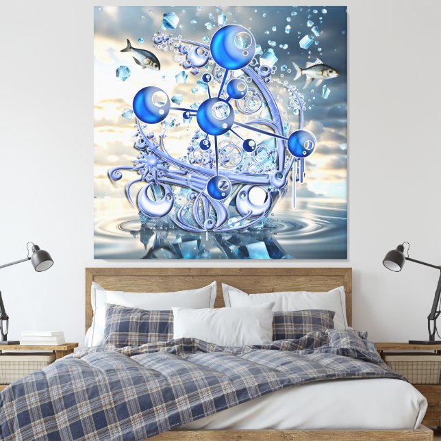 Lienzo Barco de hielo Crystal (Insitu(Dormitorio))