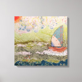 Lienzo Barco de vela Art Deco