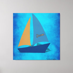Lienzo Barco de vela colorido