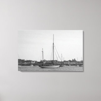 Lienzo Barco de vela de madera clásico