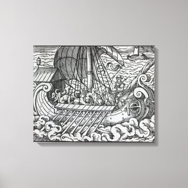 Lienzo Barco de Viaje (Anverso)