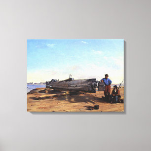 Lienzo Barco Torpedero Submarino HL Hunley C Chapman 1863