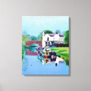 LIENZO BARCOS DE CANAL