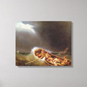 Lienzo Barcos de Dieppe que vuelve de la pesca