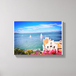 Lienzo Barcos de vela de San Francisco en la bahía