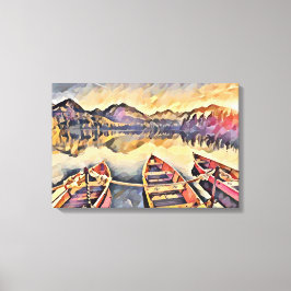 Lienzo Barcos de vintage