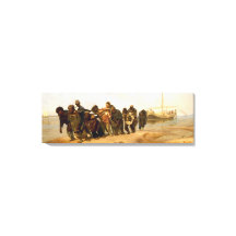 Barcos del Volga por Ilya Repin envueltos