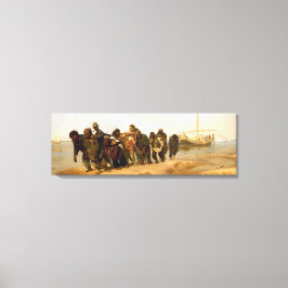 Lienzo Barcos del Volga por Ilya Repin envueltos