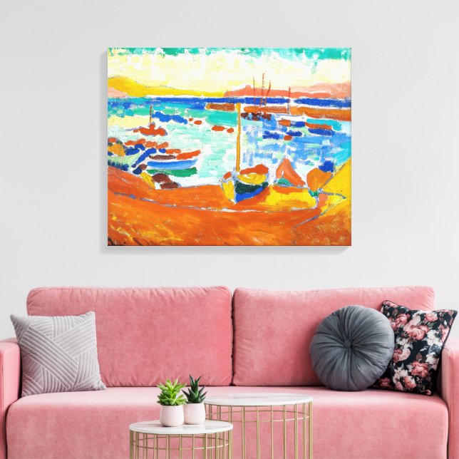 Lienzo Barcos en Collioure | Andre Derain | (Insitu (Sala de estar))