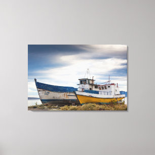 Lienzo Barcos pesqueros