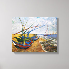 Lienzo Barcos pesqueros de Vincent van Gogh
