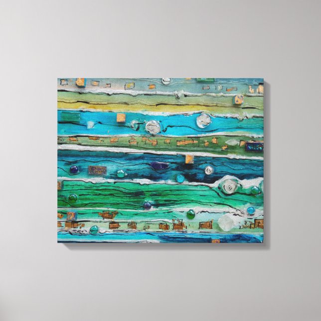 Lienzo Bares de arena. DeSoto (Anverso)