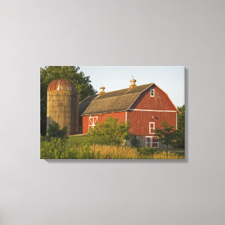 Lienzo Barn Rojo y Silo