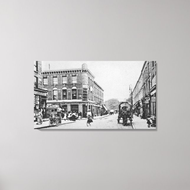 Lienzo Barn Tavern, Highbury, c.1900 (Anverso)