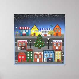 Lienzo Barrio de Small Town