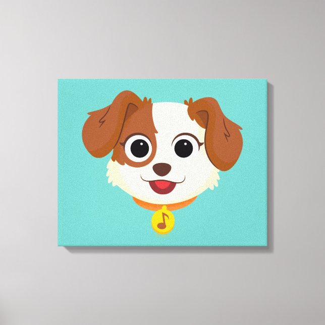 Lienzo Barrio Sésamo | Cara de tango (Anverso)