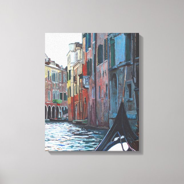 Lienzo Barrio trasero veneciano 2012 (Anverso)