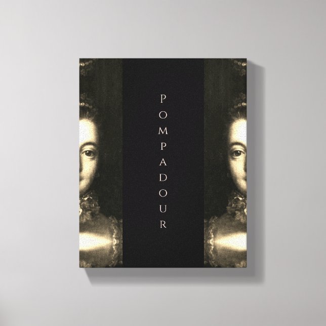 Lienzo Barroco de la Señora de Pompadour (Anverso)