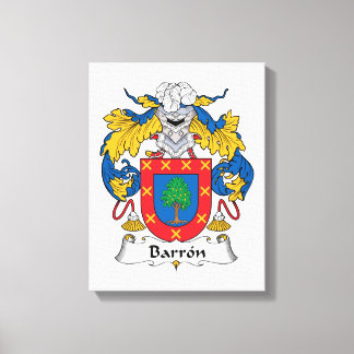 Lienzo Barron Family Crest
