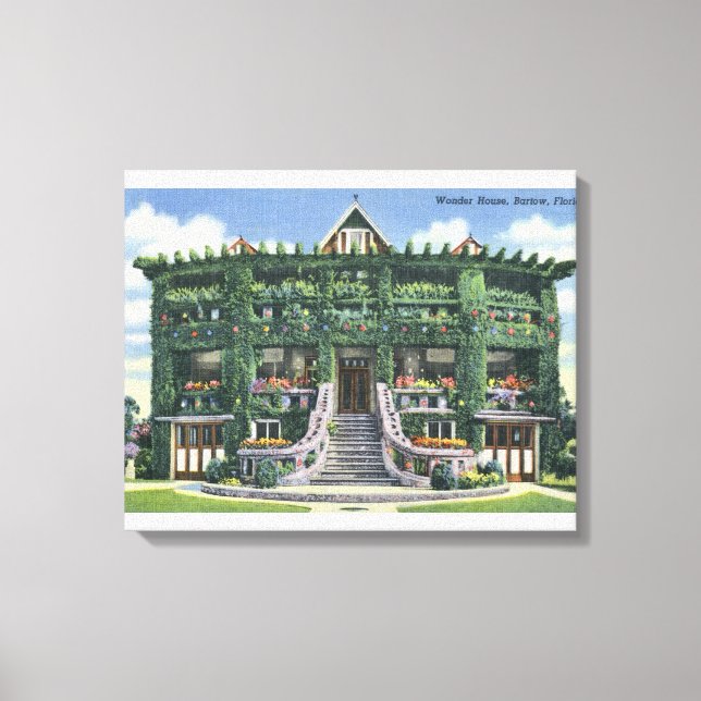 Lienzo Bartow, Florida - Vista frontal de la maravilla (Anverso)