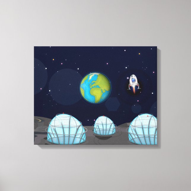 Lienzo Base lunar (Anverso)