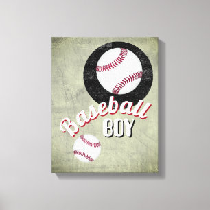 Lienzo baseball boy sport cita antecedentes angustiados