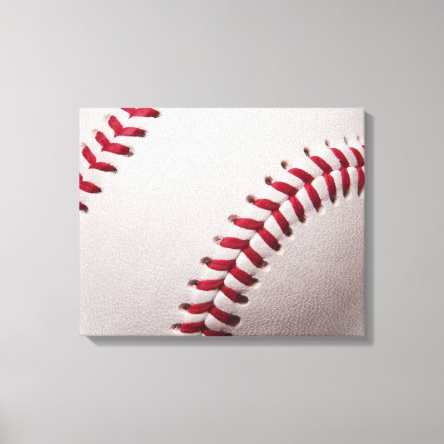 Lienzo Baseballs - Plantilla de fondo de béisbol Personal (Anverso)