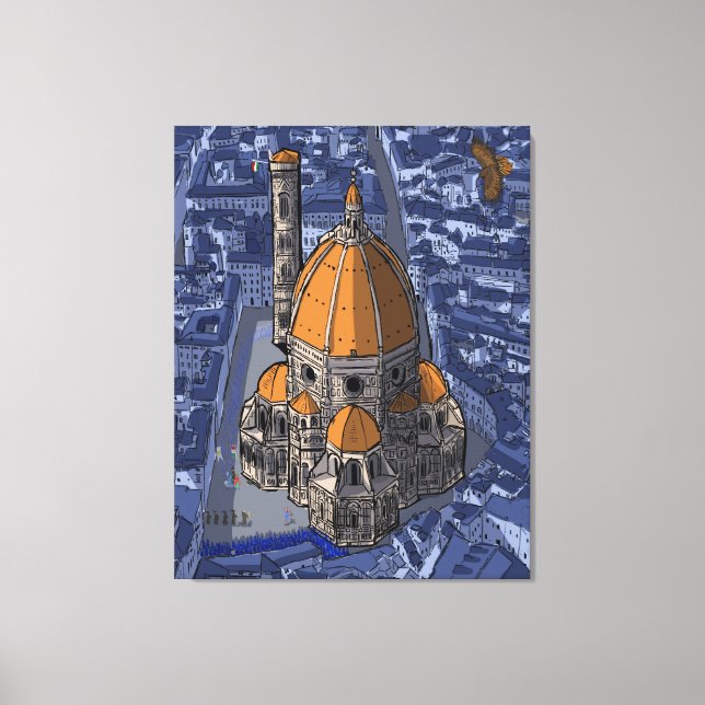 Lienzo Basílica de San Lorenzo Florencia Italia (Anverso)